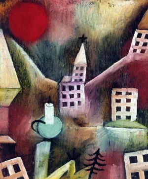 Zerstörtes Dorf by Paul Klee