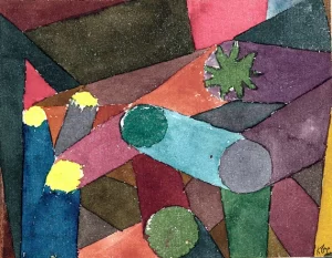Abstract Garten Dämmerung by Paul Klee