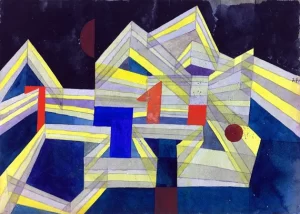 Architecture, Transparent-Structural by Paul Klee