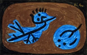 Blue Bird Pumpkin by Paul Klee