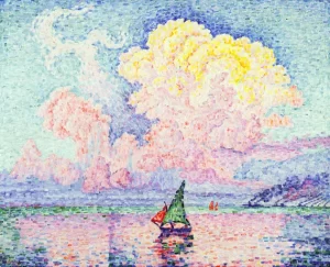 Antibes, The Pink Cloud by Paul Signac