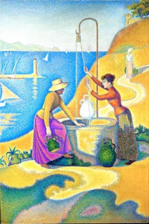 Women At The Well 1892 by Paul Signac