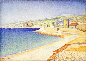 The Jetty At Cassis, Opus 198 by Paul Signac