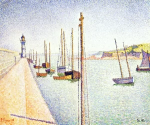 The Port Of Pontrieux by Paul Signac