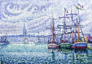Bassin À Flots Saint-Malo by Paul Signac