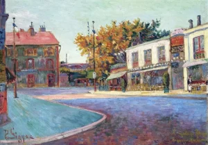 Rue De La Station, Asnières by Paul Signac