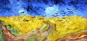 Wheatfield With Crows 1890 by Vincent Van Gogh