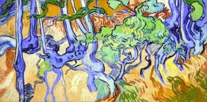 Tree Roots 1890 by Vincent Van Gogh