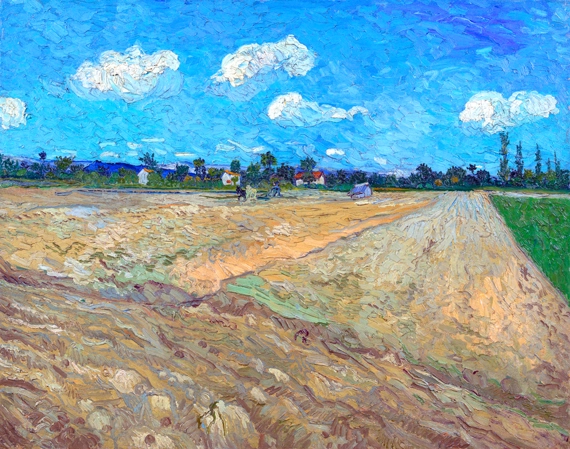 Ploughed Fields (The Furrows) by Vincent Van Gogh