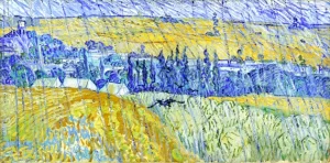 Rain - Auvers by Vincent Van Gogh