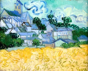 View Of Auvers-Sur-Oise, 1890 by Vincent Van Gogh