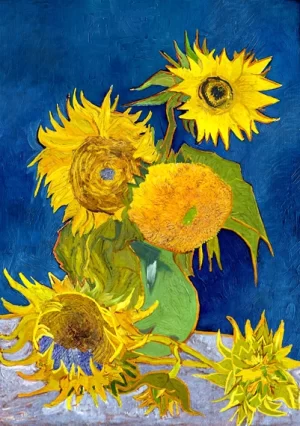Six Sunflowers by Vincent Van Gogh