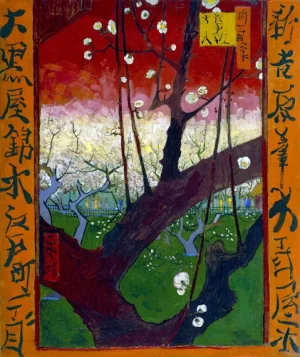 Flowering Plum Tree (After Hiroshige) by Vincent Van Gogh