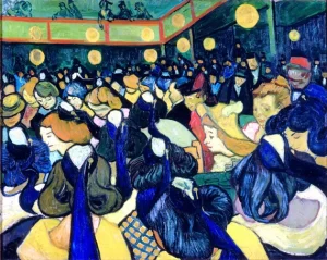 The Dance Hall In Arles 1888 by Vincent Van Gogh