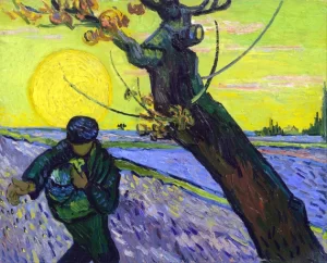 The Sower 1888 by Vincent Van Gogh
