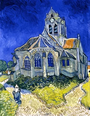 The Church In Auvers-Sur-Oise, View From The Chevet 1890 by Vincent Van Gogh