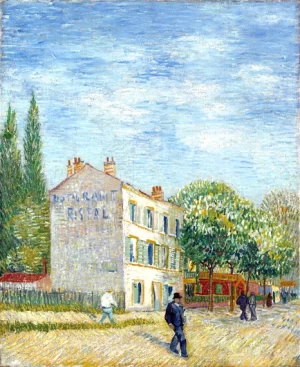 The Restaurant Rispal In Asnières 1887 by Vincent Van Gogh