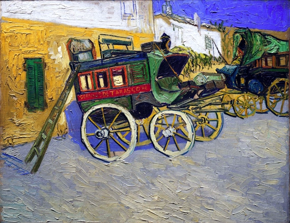 Tarascon Stagecoach (La Diligence De Tarascon) 1888 by Vincent Van Gogh