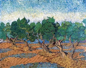 Olive Grove 1889 by Vincent Van Gogh