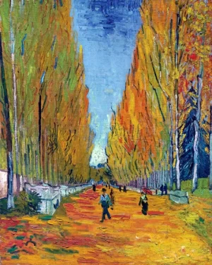 L'allée Des Alyscamps by Vincent Van Gogh