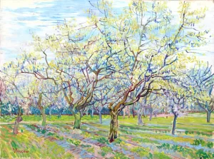 The White Orchard 1888 by Vincent Van Gogh