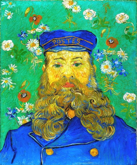 Portrait Of Joseph Roulin 1889 by Vincent Van Gogh