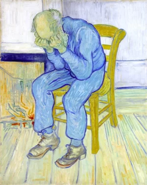 Sorrowing Old Man (At Eternity's Gate) by Vincent Van Gogh