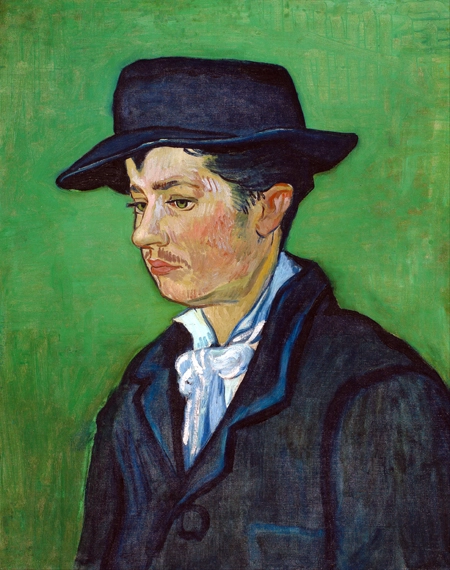 Portrait Of Armand Roulin 1888 by Vincent Van Gogh