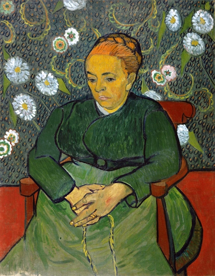 La Berceuse (Portrait Of Madame Roulin) 1889 by Vincent Van Gogh