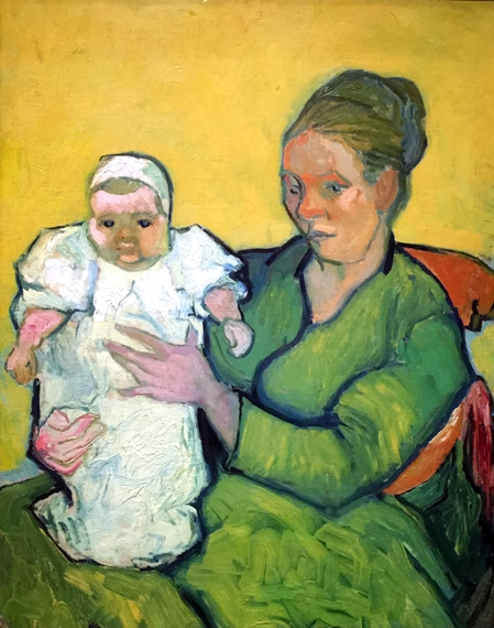 Mother Roulin And Her Baby by Vincent Van Gogh