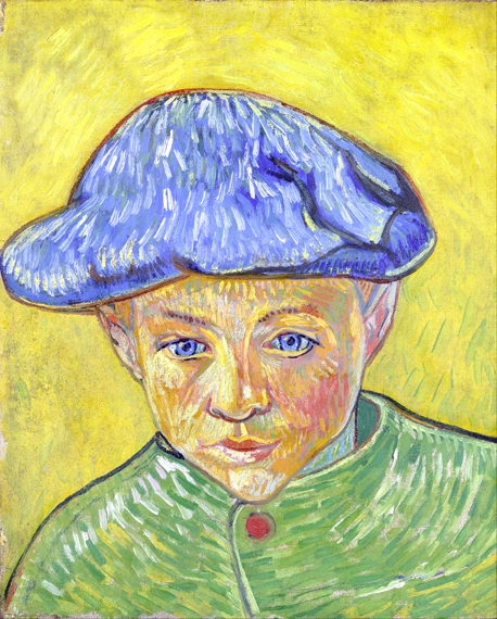 Portrait Of Camille Roulin 1888 by Vincent Van Gogh