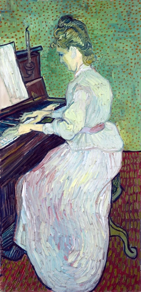 Marguerite Gachet Au Piano by Vincent Van Gogh