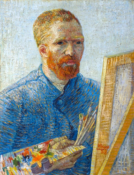 Self-Portrait As A Painter by Vincent Van Gogh