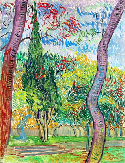 Parc De L'hôpital Saint-Paul by Vincent Van Gogh