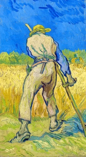 Le Moissonneur (D’après Millet) by Vincent Van Gogh