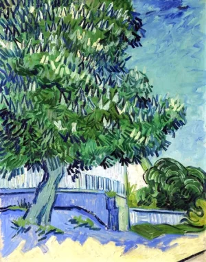 Blossoming Chestnut Trees by Vincent Van Gogh