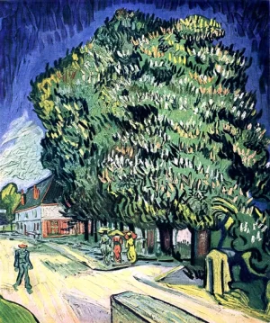 Chestnut Trees In Blossom by Vincent Van Gogh