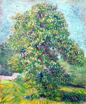 Horse Chestnut Tree In Blossom by Vincent Van Gogh