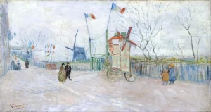 Impasse Des Deux Frères 1887 by Vincent Van Gogh