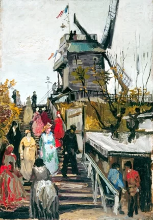 Le Moulin De Blute-Fin by Vincent Van Gogh