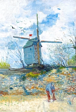 Le Moulin De La Galette by Vincent Van Gogh