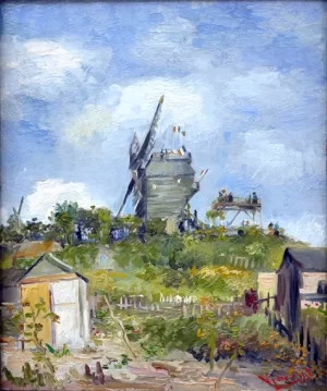 Le Moulin De La Galette by Vincent Van Gogh