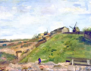 The Hill Of Montmartre With Stone Quarry 1886 by Vincent Van Gogh