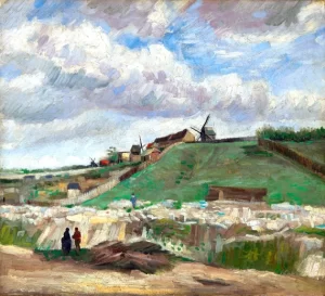 The Hill Of Montmartre With Stone Quarry by Vincent Van Gogh