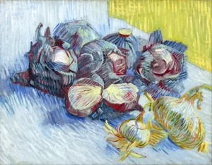Red Cabbages And Onions 1887 by Vincent Van Gogh