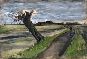 Pollard Willow 1882 by Vincent Van Gogh