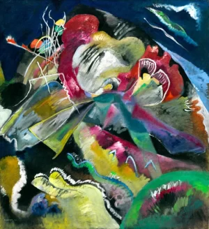 Bild Mit Weissen Linien (Painting With White Lines) by Wassily Kandinsky