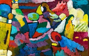 Improvisation On Mahogany by Wassily Kandinsky