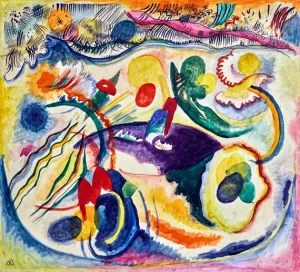 On The Theme Of The Last Judgement by Wassily Kandinsky
