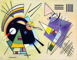 Black And Violet by Wassily Kandinsky
